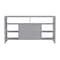 Flash Furniture 60" Coastal Gray TV Stand with Storage Shelves ZG-025-CGY-GG - alternate 7